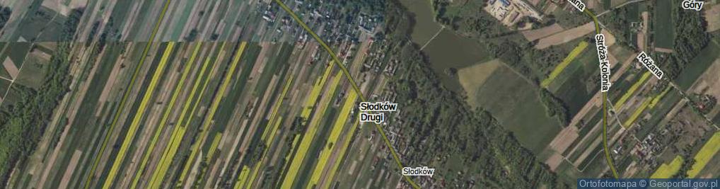 Zdjęcie satelitarne Słodków Drugi ul.